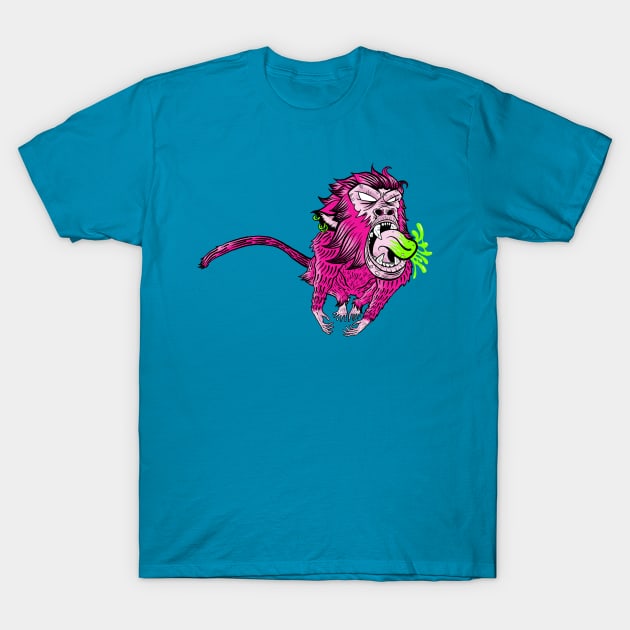 Mad Monkey T-Shirt by pencildog